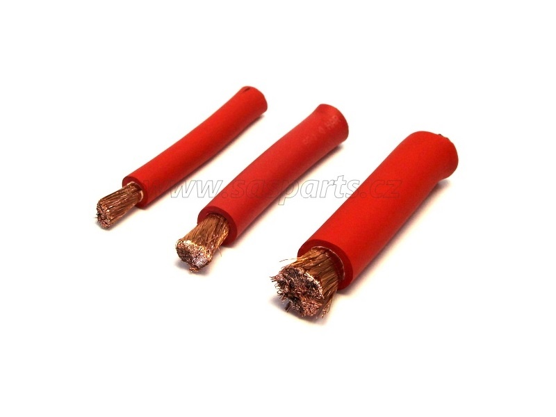 kabel trakční baterie červený 50 mm2
