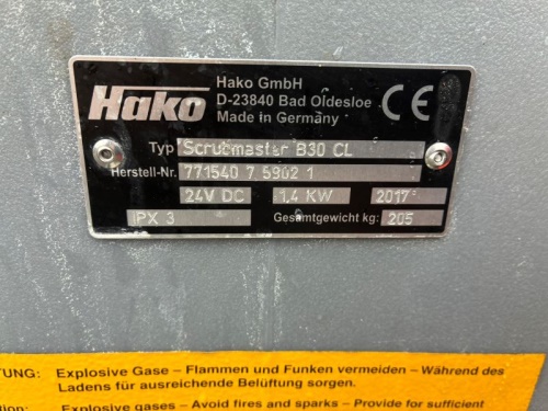 Čisticí stroj HAKOMATIC B 30 CL