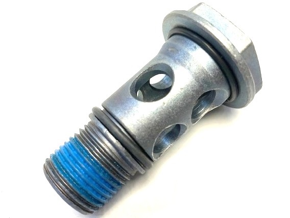 šroub průtokový trubky dolní M27, TREMO