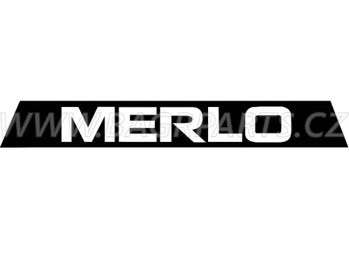 Nálepka - logo Merlo černé