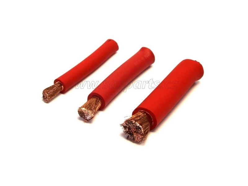 kabel trakční baterie červený 95 mm2