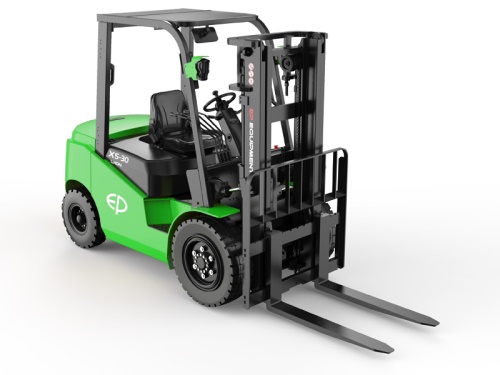 Čelní vysokozdvižný vozík EP EFL382X5; 80V/280Ah (560Ah)