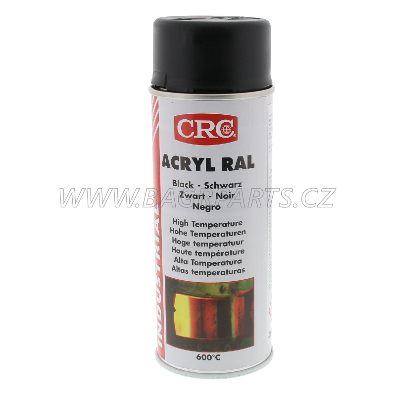Barva pro vysoké teploty, černá - Sprej 400 ml