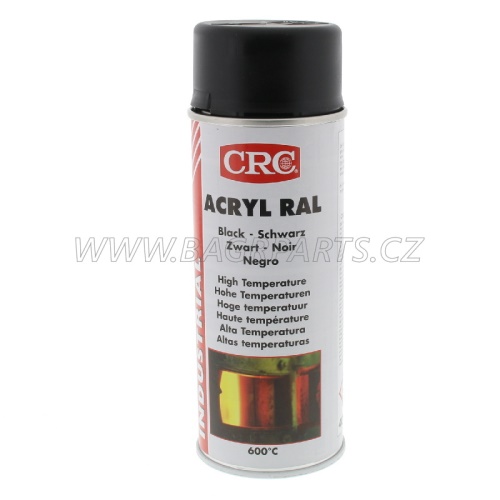 Barva pro vysoké teploty, černá - Sprej 400 ml