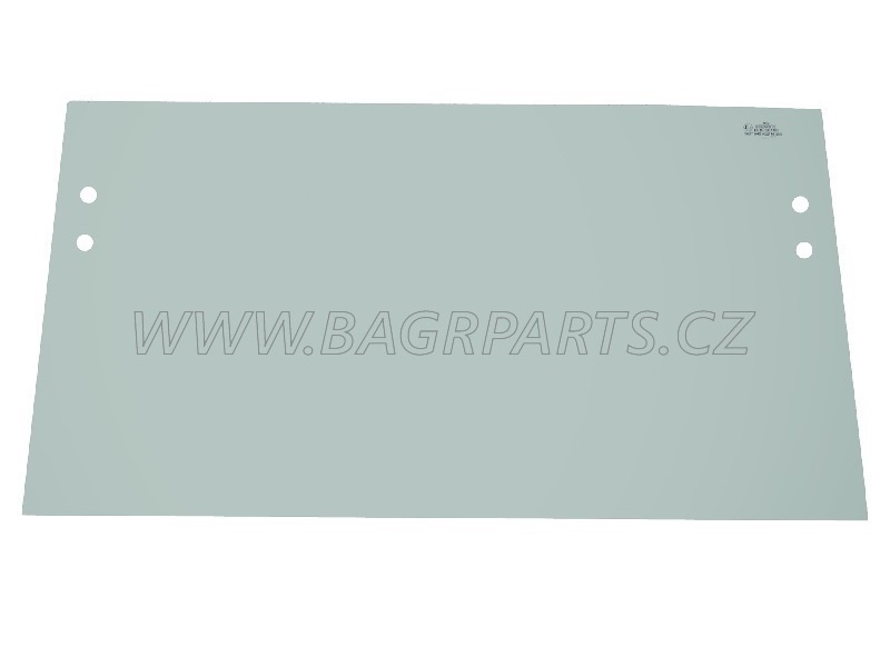 Sklo kabiny, přední dolní