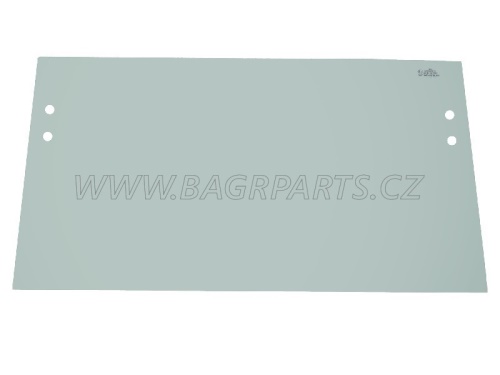 Sklo kabiny, přední dolní