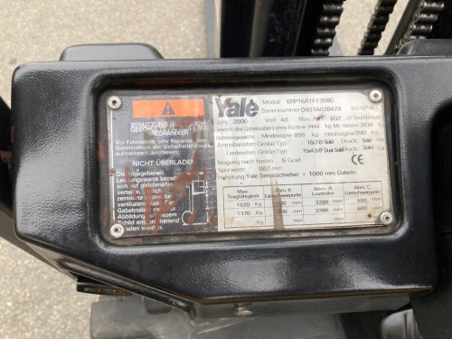 YALE ERP 16 ATF