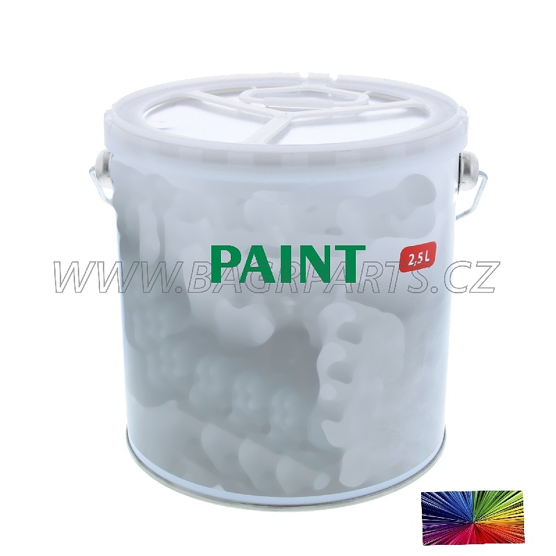 Barva, světle zelená - plechovka 2,5 l