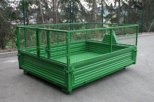 Valníkový kontejner 4 m3 VAL-KN/4-4/180