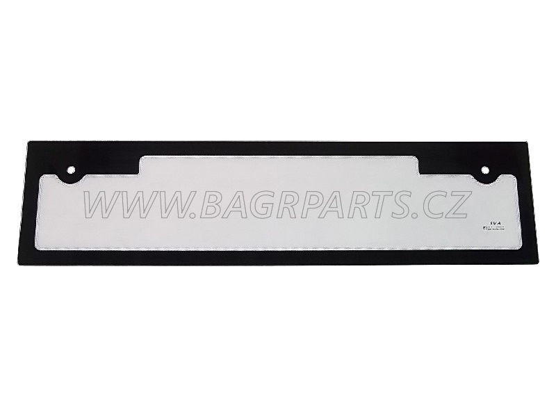 Sklo kabiny, boční horní