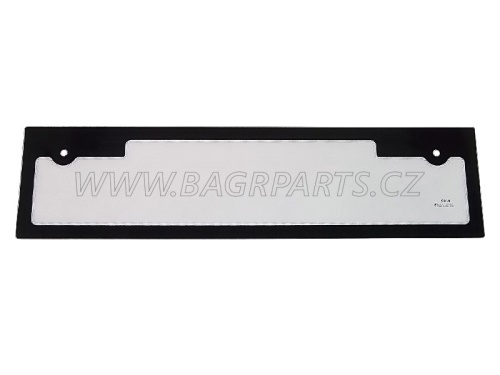 Sklo kabiny, boční horní