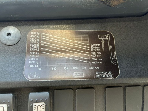 Čelní vysokozdvižný vozík LINDE H 45 T