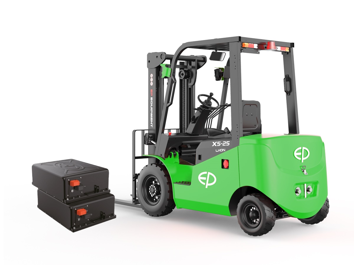 Čelní vysokozdvižný vozík EP EFL252X5; 80V/280Ah (560Ah)