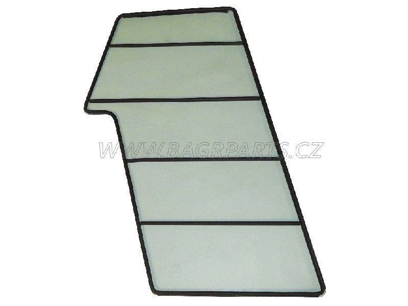 Sklo kabiny, boční