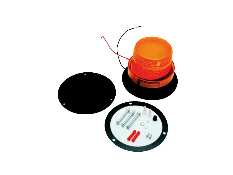 maják 12V-110V oranžový zábleskový 