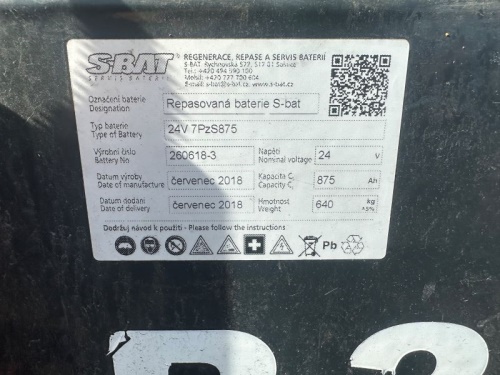 Čelní vysokozdvižný vozík TOYOTA 7FBEST15