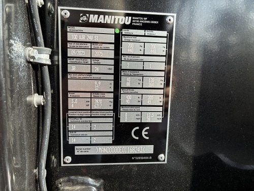 Vysokozdvižná pracovní plošina Manitou 100 VJR