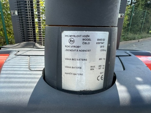 Elektrický vysokozdvižný vozík BT SWE 120