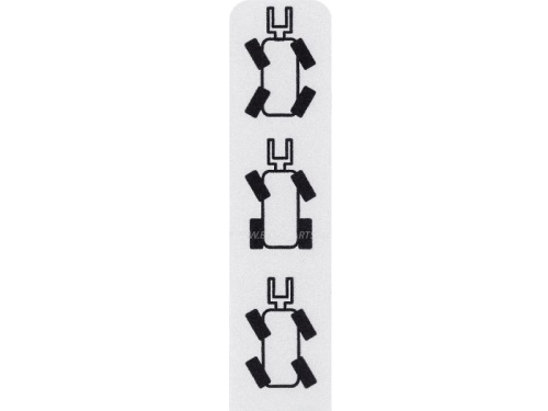 Nálepka - natáčení kol