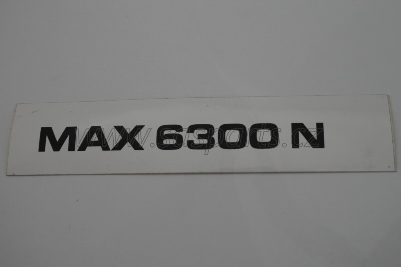 MAX 6300 N tažné zař.-samolepa