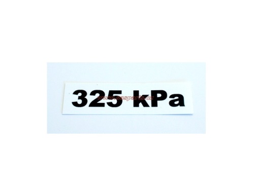 tlak v pneu 325 kPa  M25
