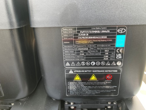 EFL302X4; 80V/200Ah