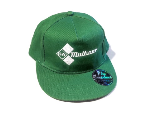 kšiltovka zelená  - logo Multicar