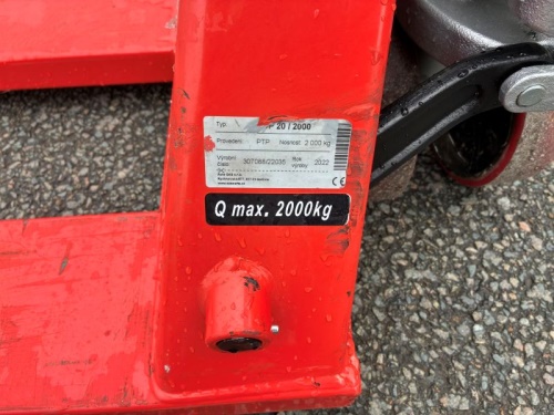 Paletový vozík HPT A20/2000 P/P