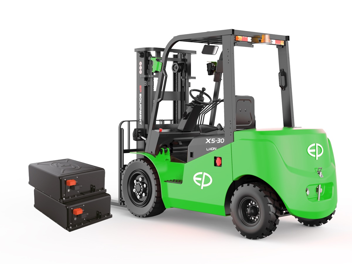 Čelní vysokozdvižný vozík EP EFL352X5; 80V/280Ah (560Ah)